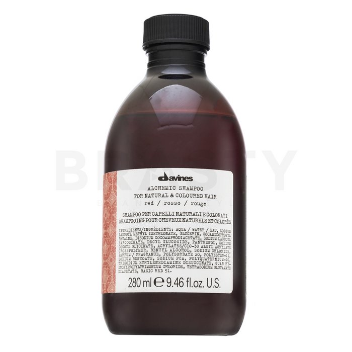 Davines Alchemic Shampoo șampon colorant pentru a revigora tonurile de roșu Red 280 ml