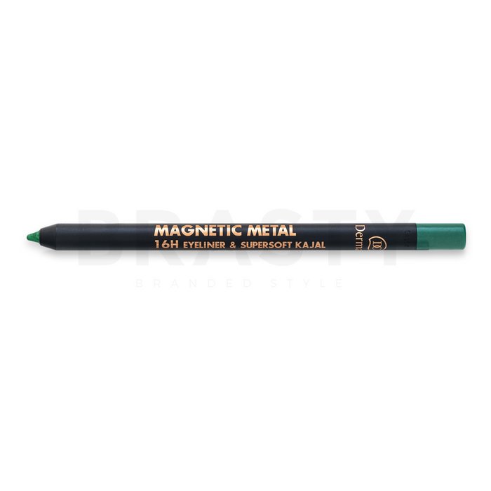 Dermacol Magnetic Metal 16H Eyeliner & Supersoft Kajal 04 Green eyeliner khol 2 g