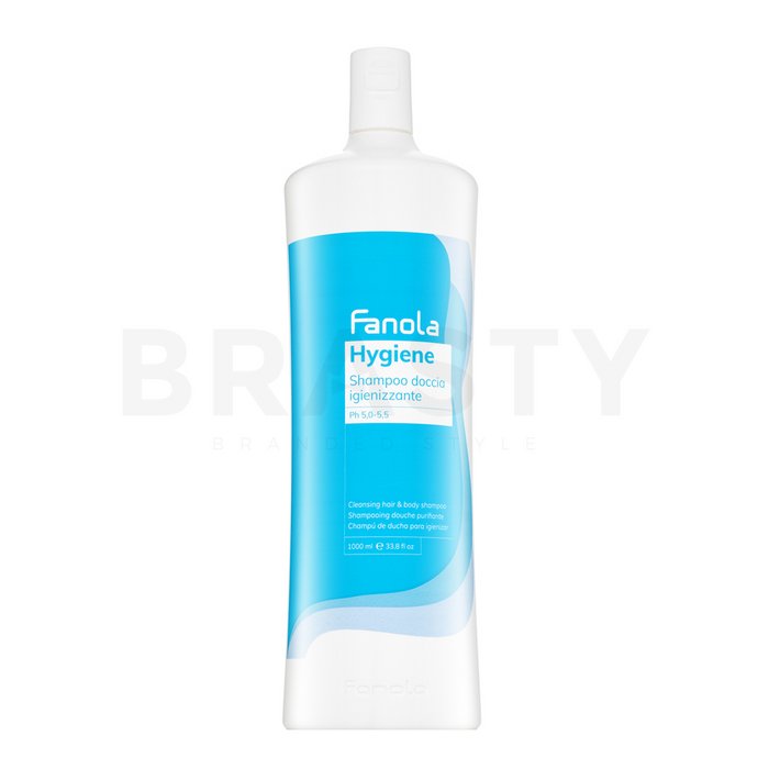 Fanola Hygiene Cleansing Hair &amp; Body Shampoo sampon de curatare pentru păr si corp 1000 ml