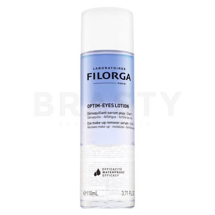 Filorga Optim-Eyes Lotion Eye Make Up Remover Serum demachiant delicat pentru ochi pentru o pile luminoasă și uniformă 110 ml