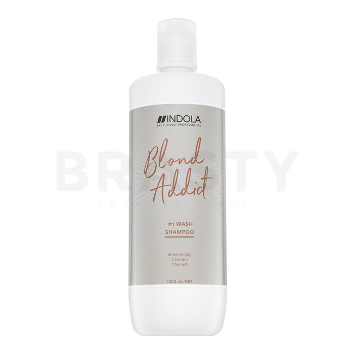 Indola Blond Addict 1 Wash Shampoo sampon de curatare pentru păr blond 1000 ml