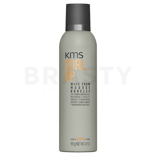 KMS Curl Up Wave Foam spumă întăritoare pentru ondulare perfecta 200 ml