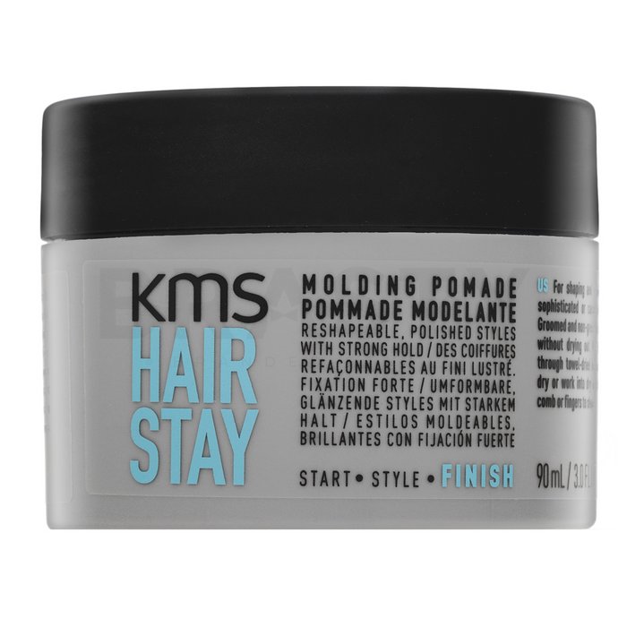 KMS Hair Stay Molding Pomade pomadă de păr pentru netezirea și strălucirea părului 90 ml