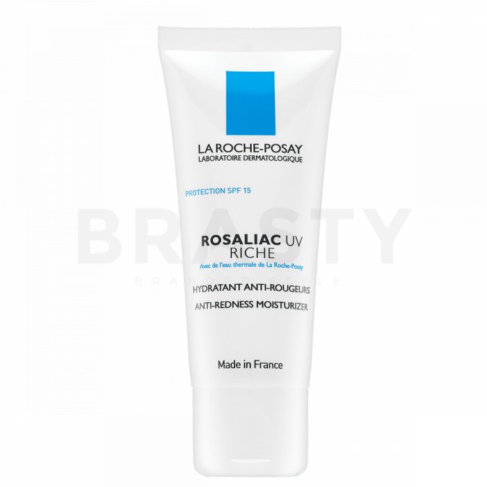 La Roche-Posay Rosaliac UV Riche Anti-Redness Moisturiser SPF 15 fluid protector și hidratant împotriva roșeții 40 ml