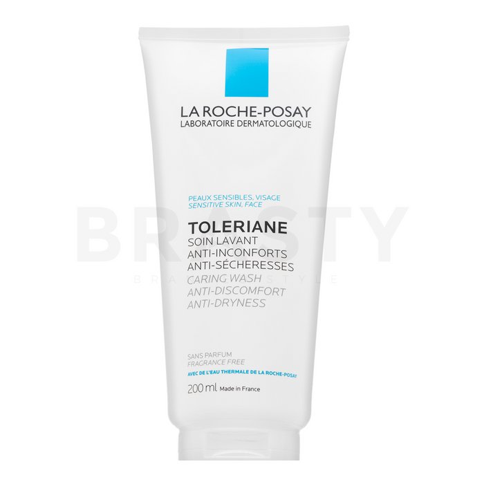 La Roche-Posay Toleriane Caring-Wash cremă hrănitoare cu efect de protecție și curățare pentru piele sensibilă 200 ml