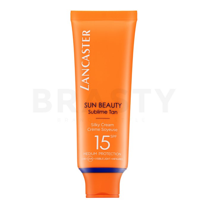 Lancaster Sun Beauty Sublime Tan Silky Cream SPF15 cremă de protecție solară de față 50 ml