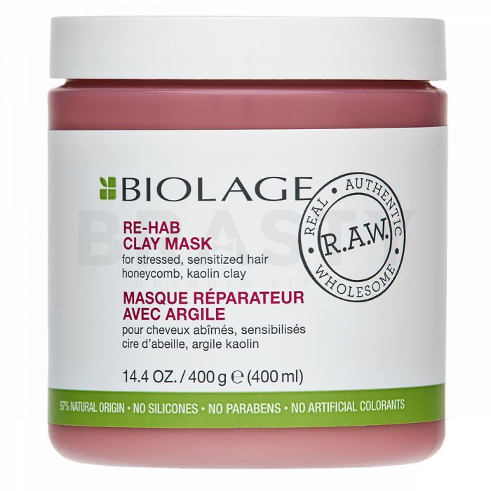 Matrix Biolage R.A.W. Re-Hab Clay Mask masca pentru păr stresat, sensibil 400 ml