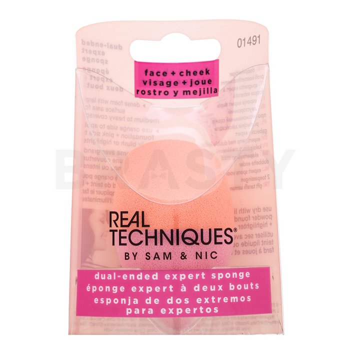 Real Techniques Dual Ended Expert Sponge burete pentru make-up