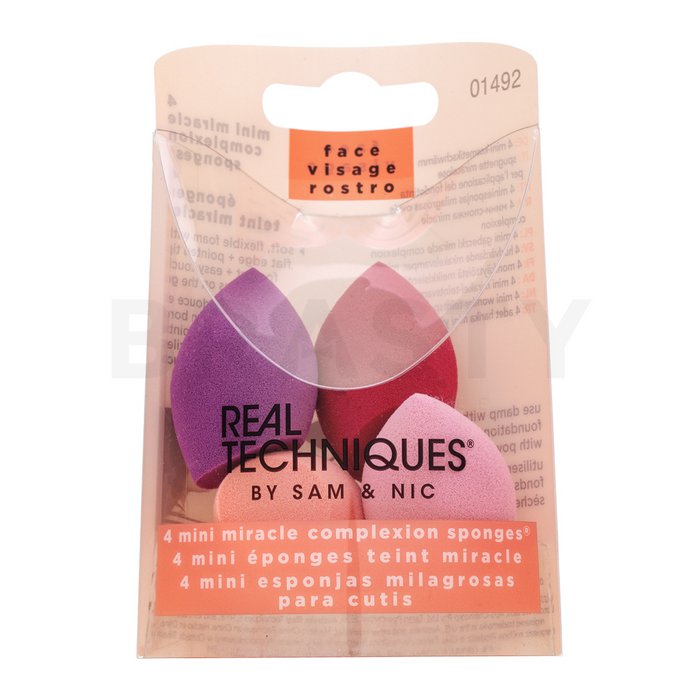 Real Techniques Miracle Complexion Mini Sponges 4 pcs burete pentru make-up