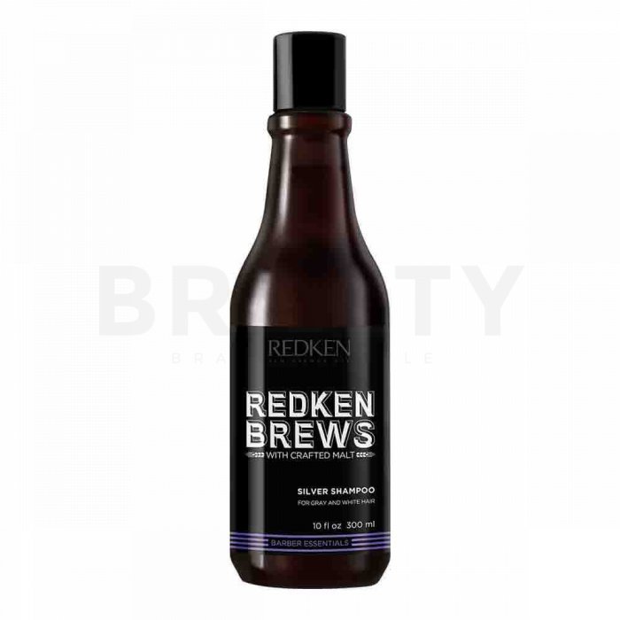 Redken Brews Silver Shampoo sampon hranitor pentru păr cărunt 300 ml