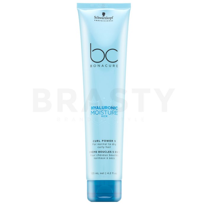 Schwarzkopf Professional BC Bonacure Hyaluronic Moisture Kick Curl Power 5 îngrijire fără clătire î pentru păr ondulat si cret Cream 125 ml