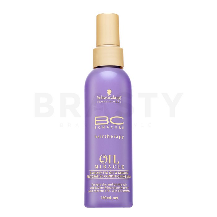 Schwarzkopf Professional BC Bonacure Oil Miracle Barbary Fig Oil &amp; Keratin balsam fără clatire pentru păr foarte uscat si fragil 150 ml