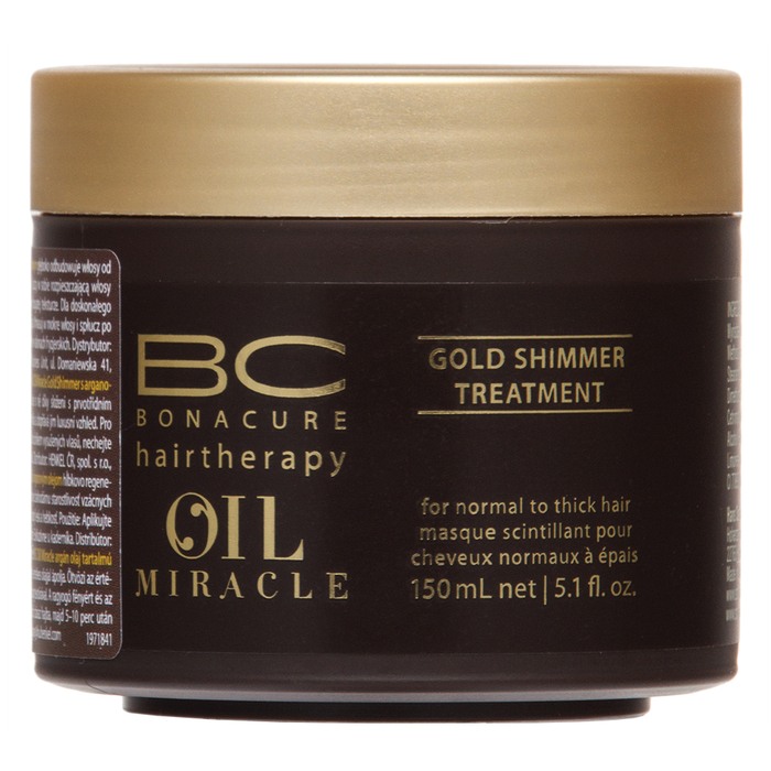 Schwarzkopf Professional BC Bonacure Oil Miracle Gold Shimmer Treatment masca pentru păr aspru 150 ml