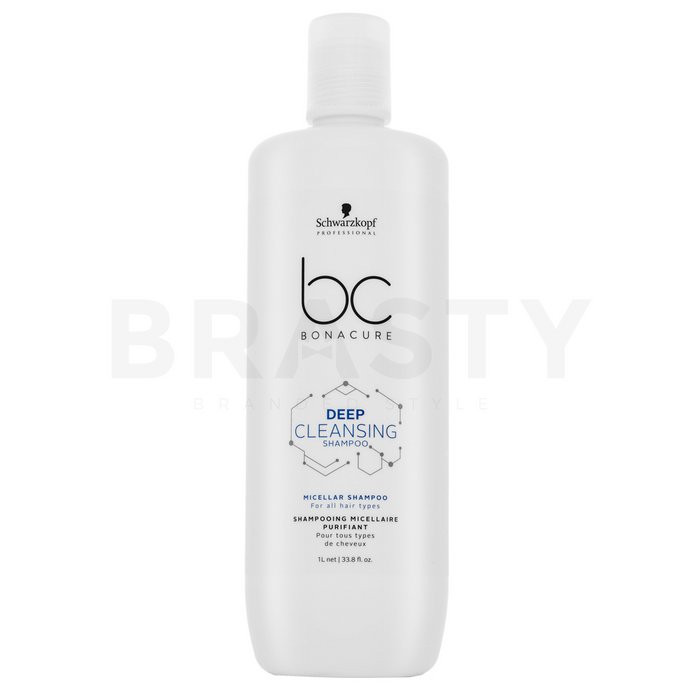 Schwarzkopf Professional BC Bonacure Scalp Genesis Deep Cleansing Micellar Shampoo șampon pentru curățare profundă pentru un scalp seboreic 1000 ml