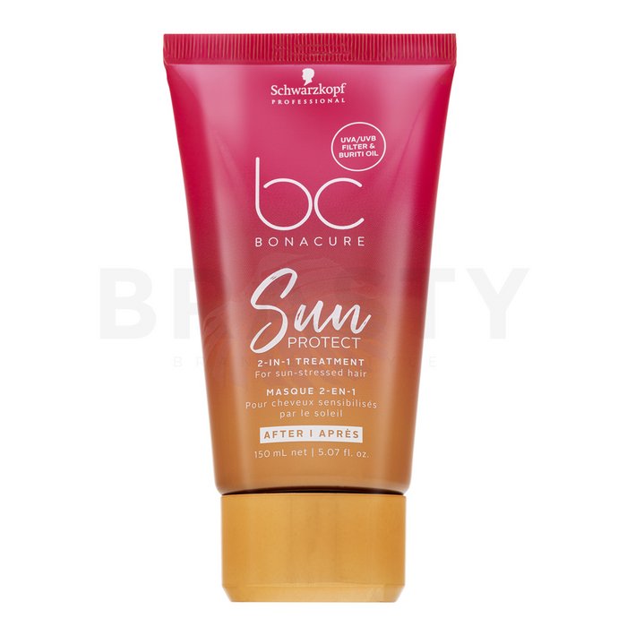 Schwarzkopf Professional BC Bonacure Sun Protect 2-in-1 Treatment mască pentru păr deteriorat de razele soarelui 150 ml