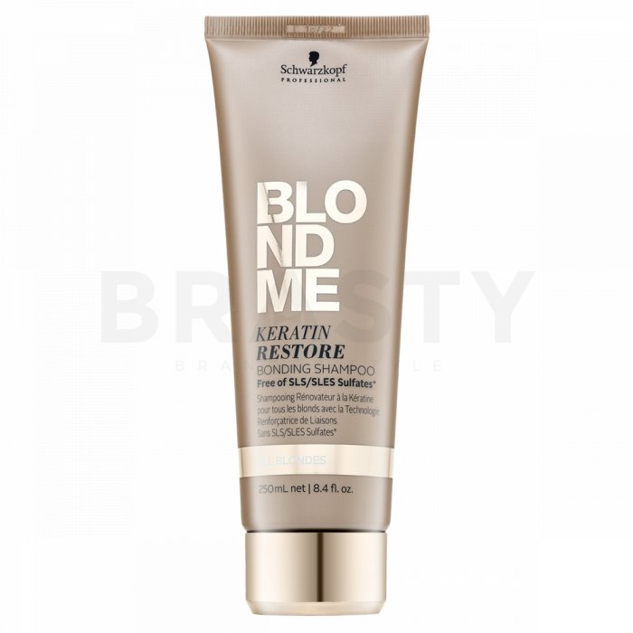 Schwarzkopf Professional BlondMe Keratin Restore Bonding Shampoo șampon pentru păr blond 250 ml