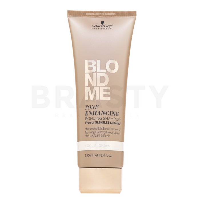 Schwarzkopf Professional BlondMe Tone Enhancing Bonding Shampoo Cool Blondes sampon hranitor pentru revigorarea nuantelor reci de blond 250 ml