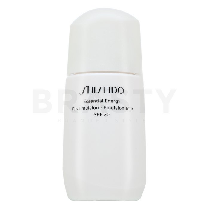 Shiseido Essential Energy Day Emulsion emulsie hidratantă pentru o piele luminoasă și uniformă 75 ml