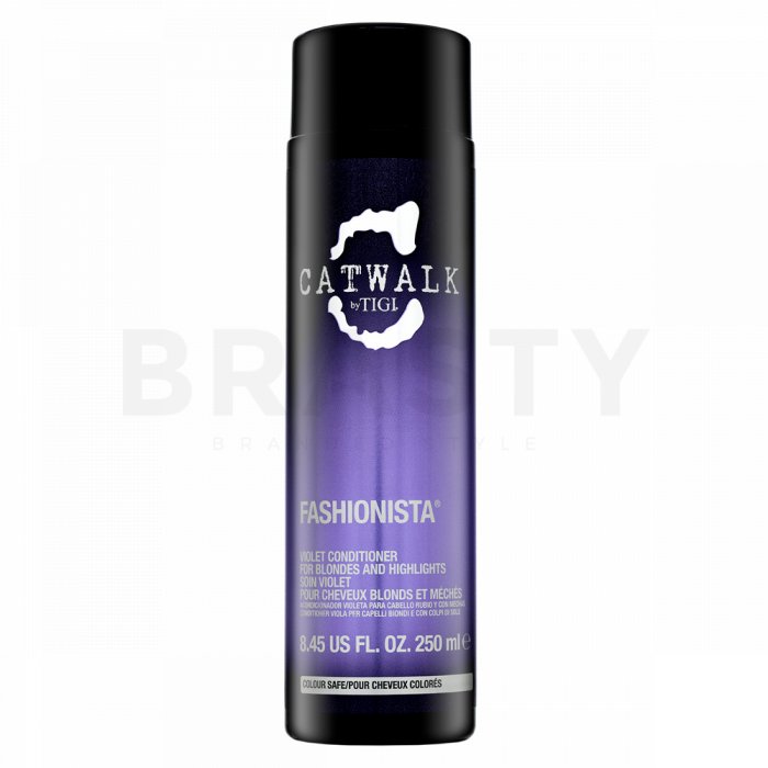 Tigi Catwalk Fashionista Violet Conditioner balsam hrănitor pentru păr blond 250 ml