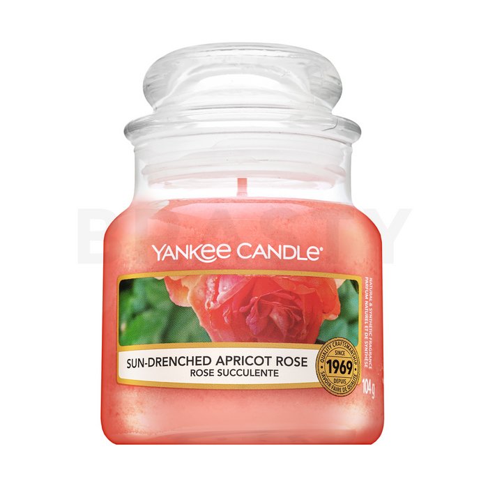 Yankee Candle Sun-Drenched Apricot Rose lumânare parfumată 104 g